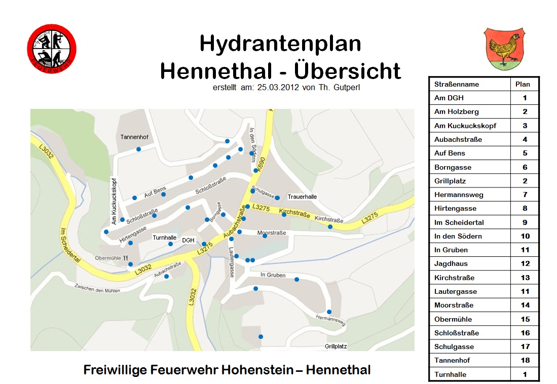 Hydrantenplan
